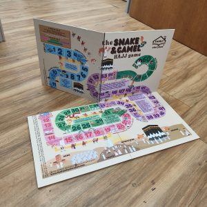 Foldable Board Games Snake & Ladder Islamic